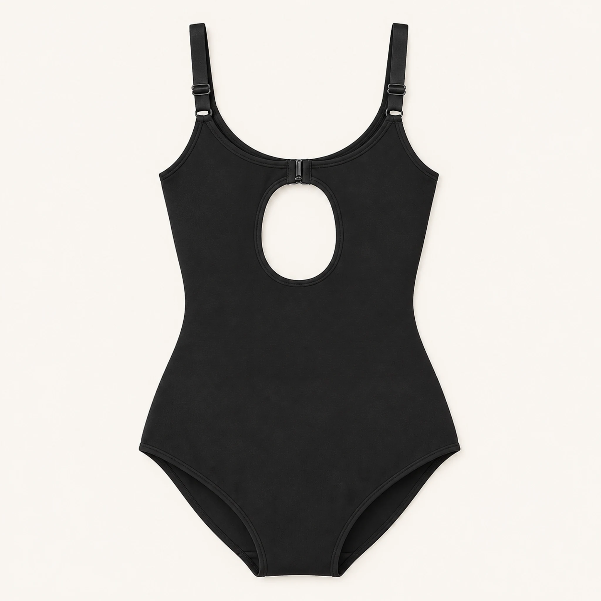 Orirose Miederbody in Schwarz, Rückansicht
