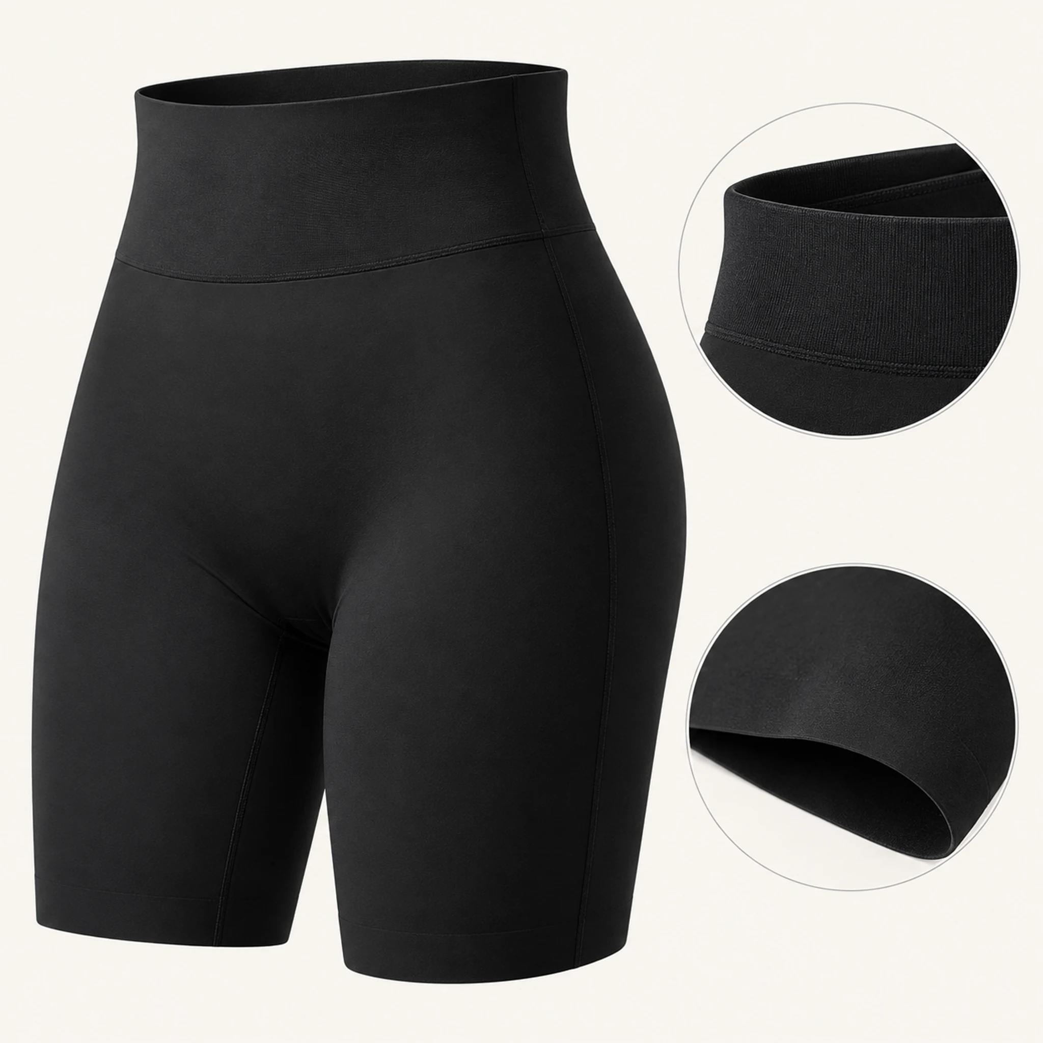 Orirose Miederhose in Schwarz, Konstruktionsdetail